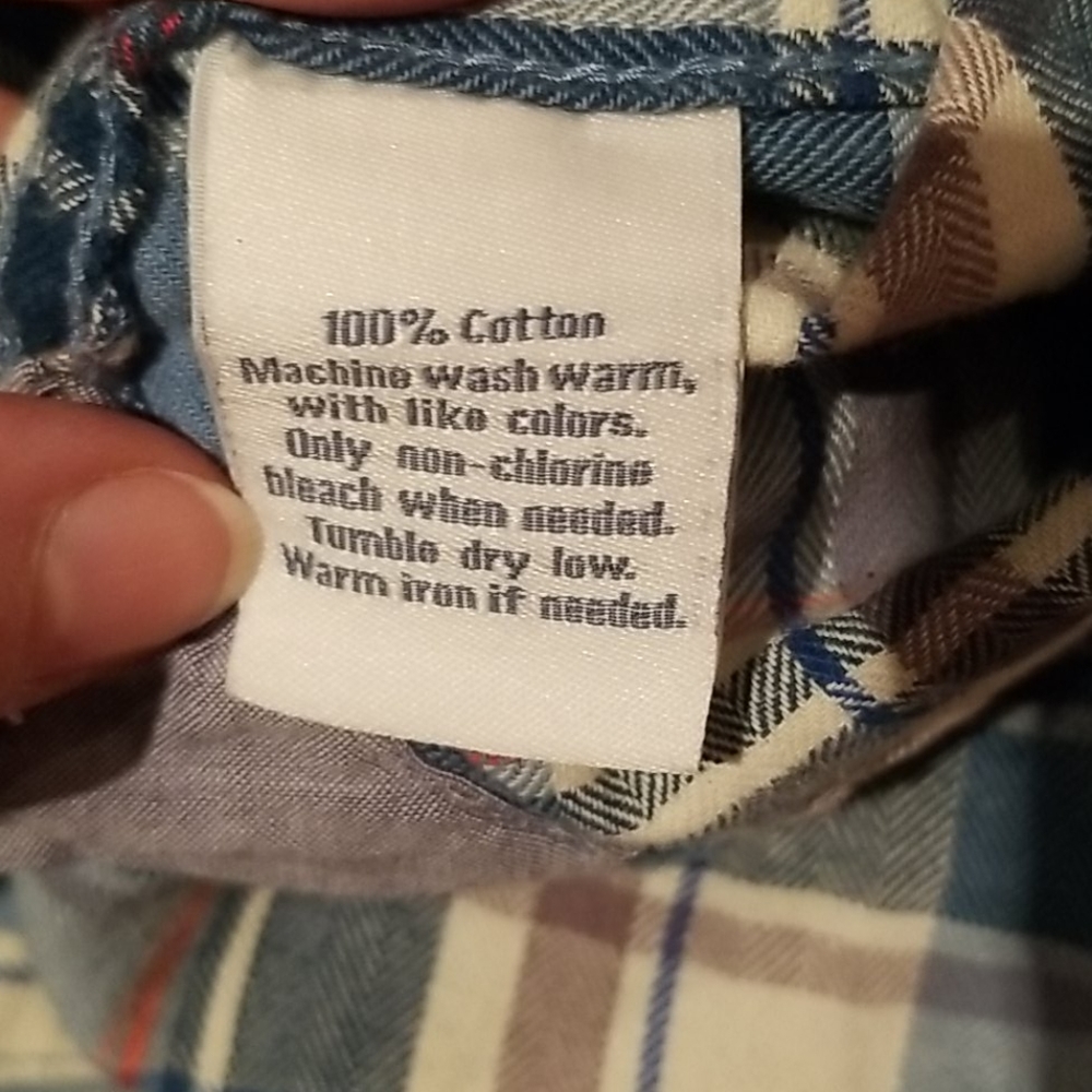 Western Shirt, Button Front, One Button Pocket - image 7